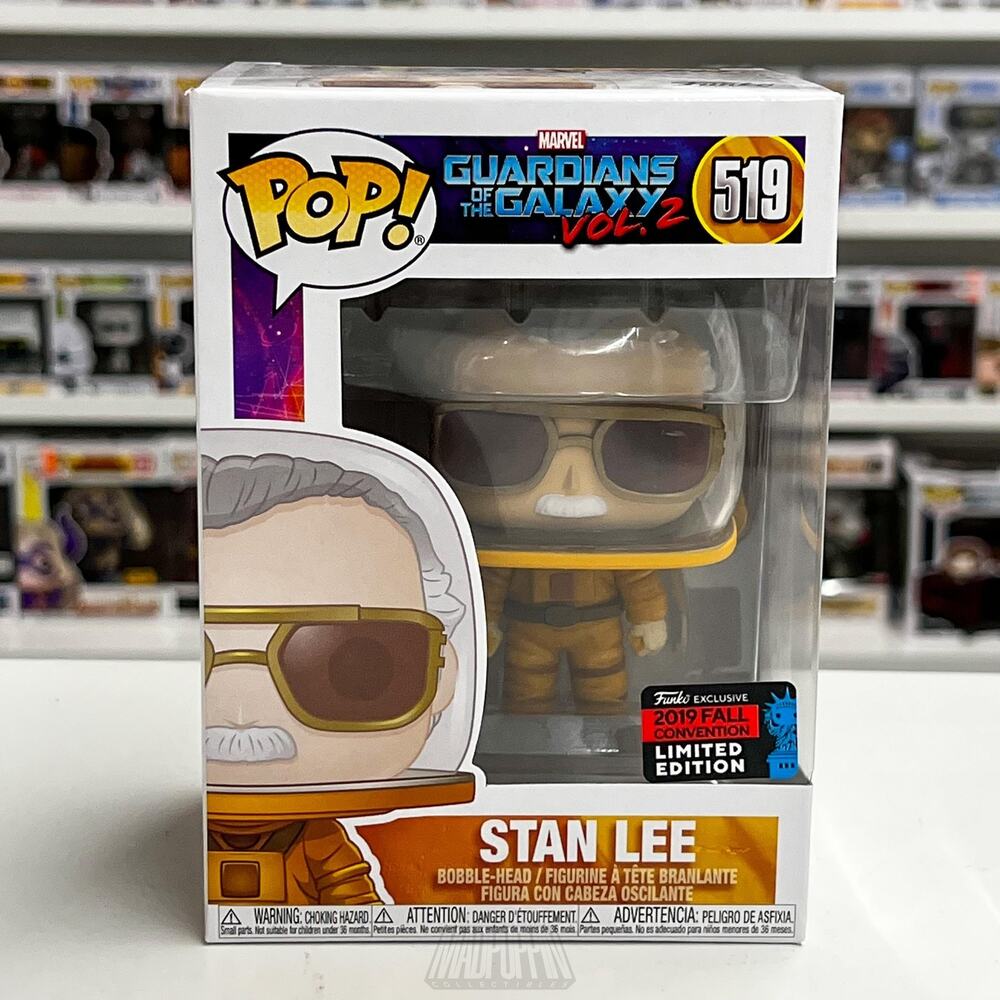 Funko Pop Marvel Guardians of the Galaxy Vol 2 Stan Lee NYCC 519 Vinyl Figure